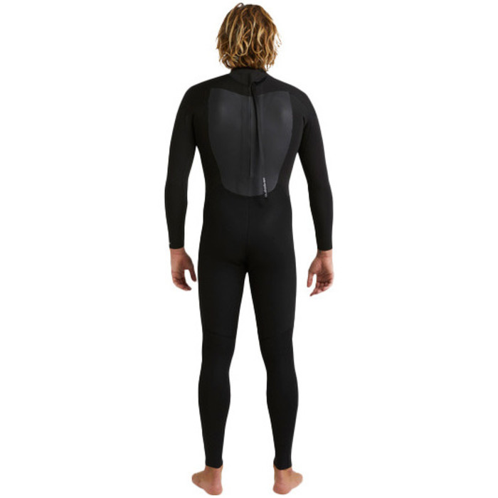 2024 Quiksilver Mnner Prologue 4/3mm Gbs Rckenreiverschluss Neoprenanzug EQYW103221 - Black